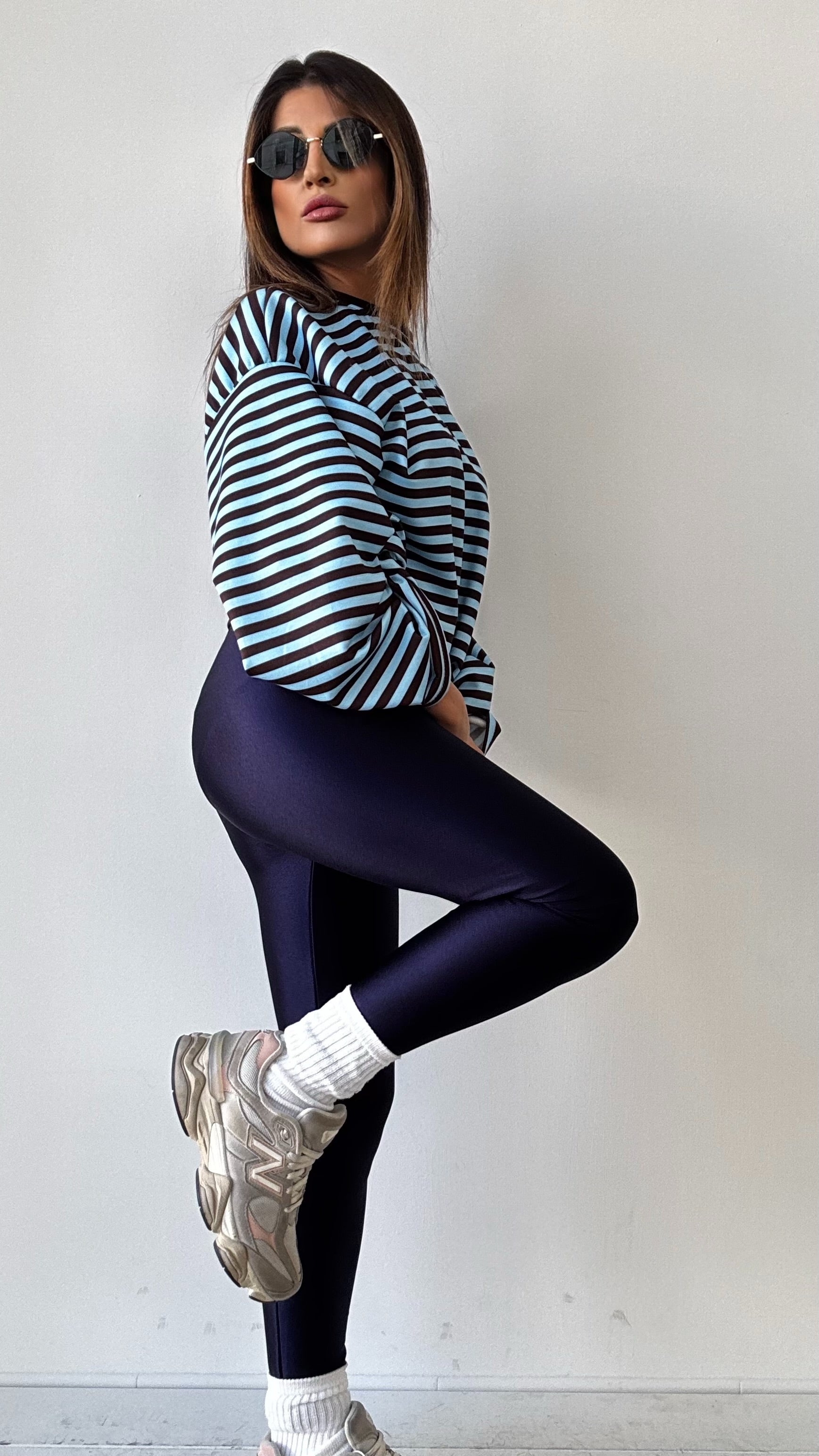 LEGGINS FELPATO NORA BLU