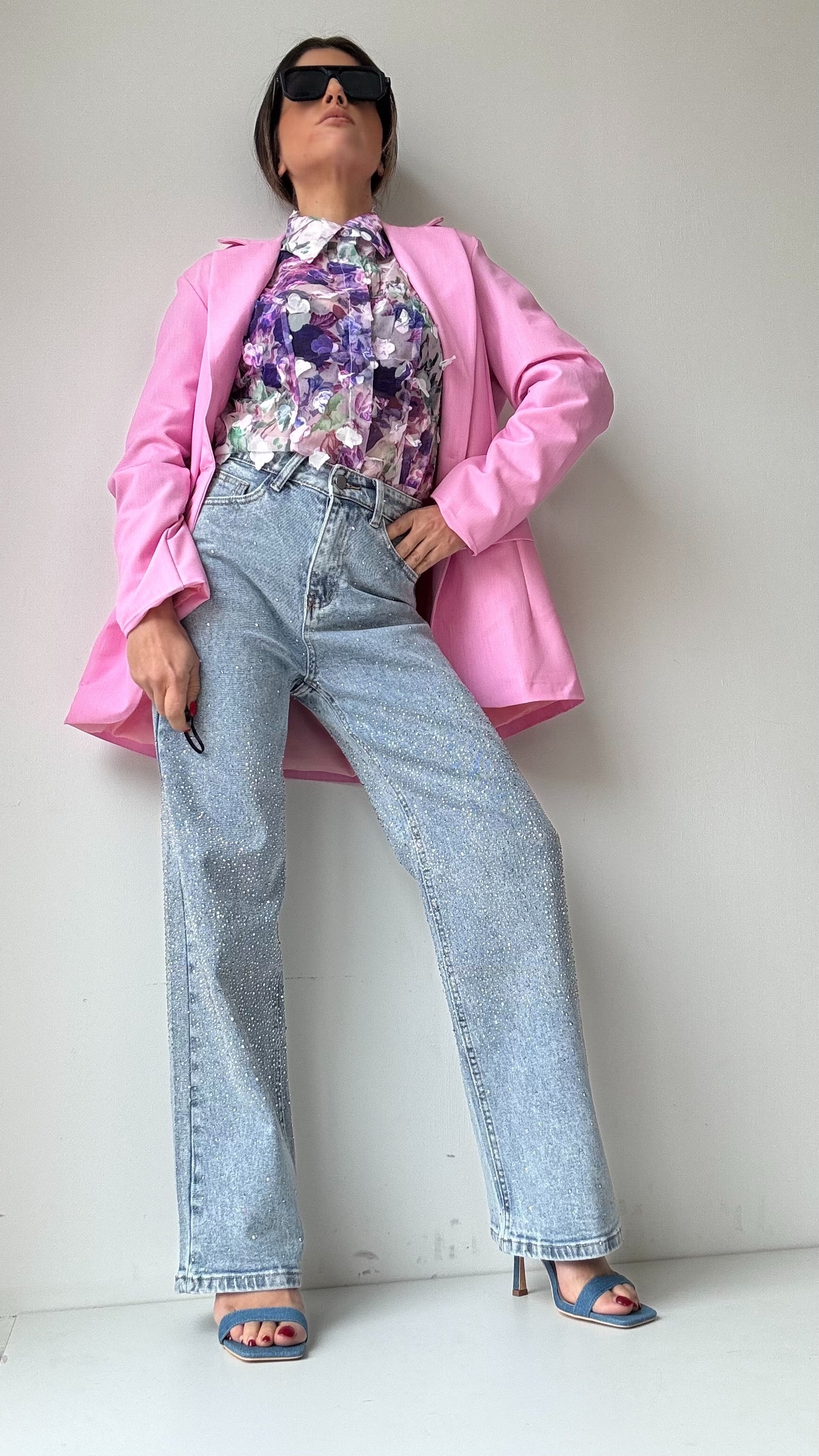 BLAZER GIACCA CLASSIC ROSA 1109
