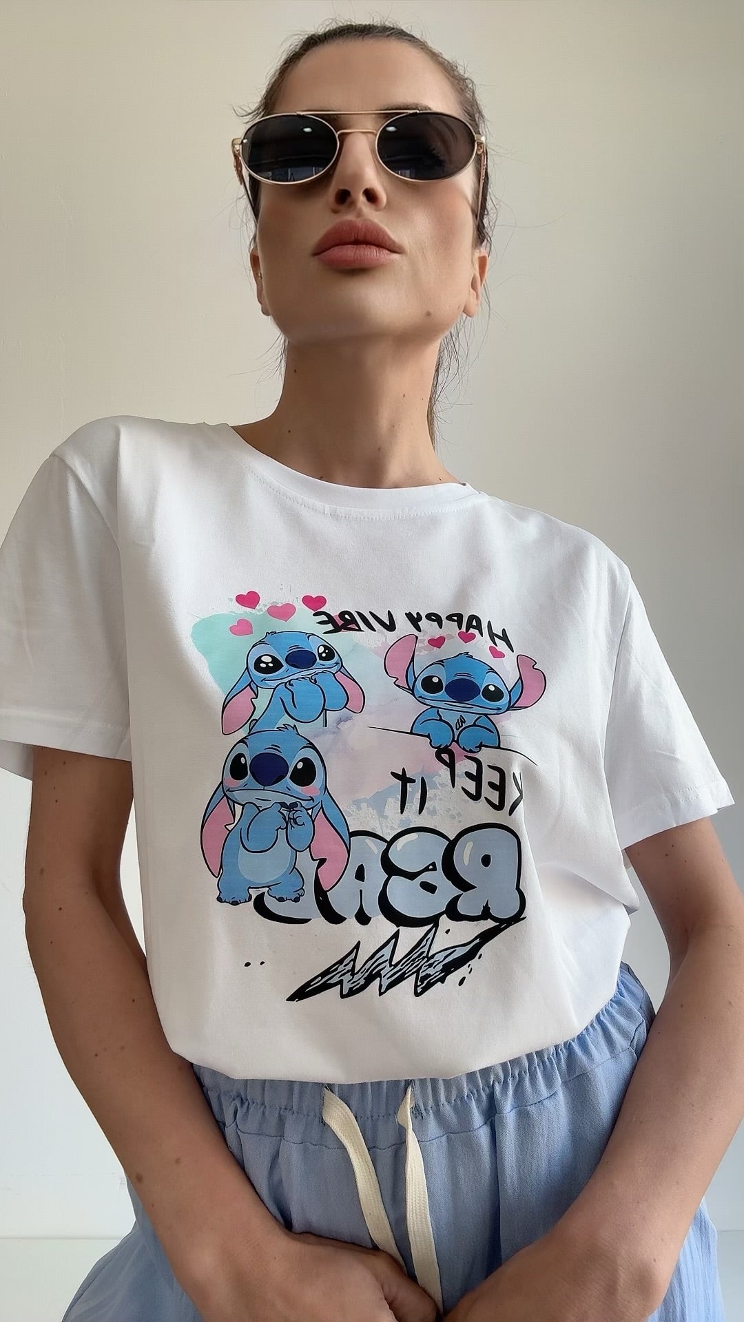 T SHIRT MAGLIA STITCH