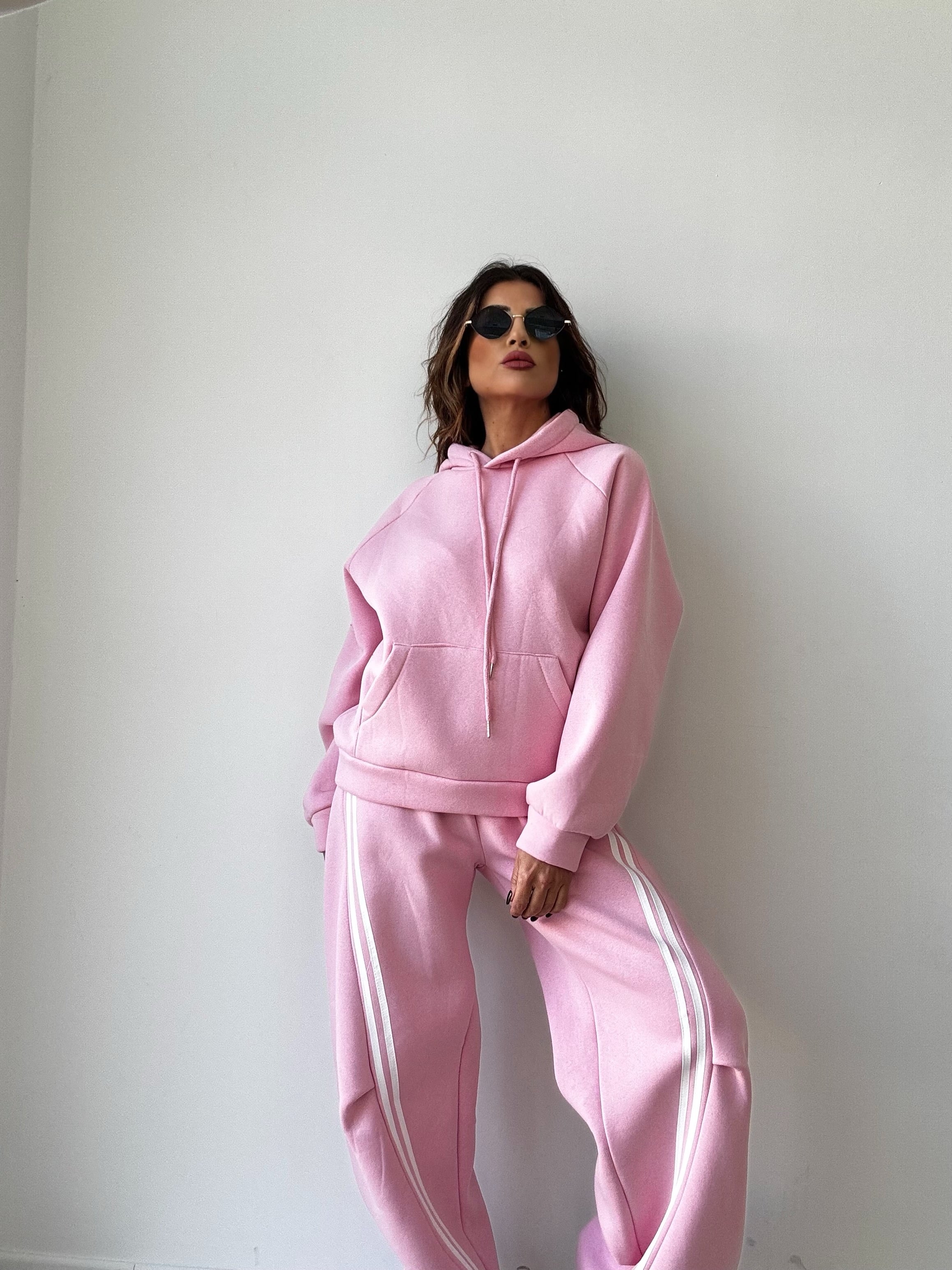 TUTA ADI BANDA LATERALE ROSA