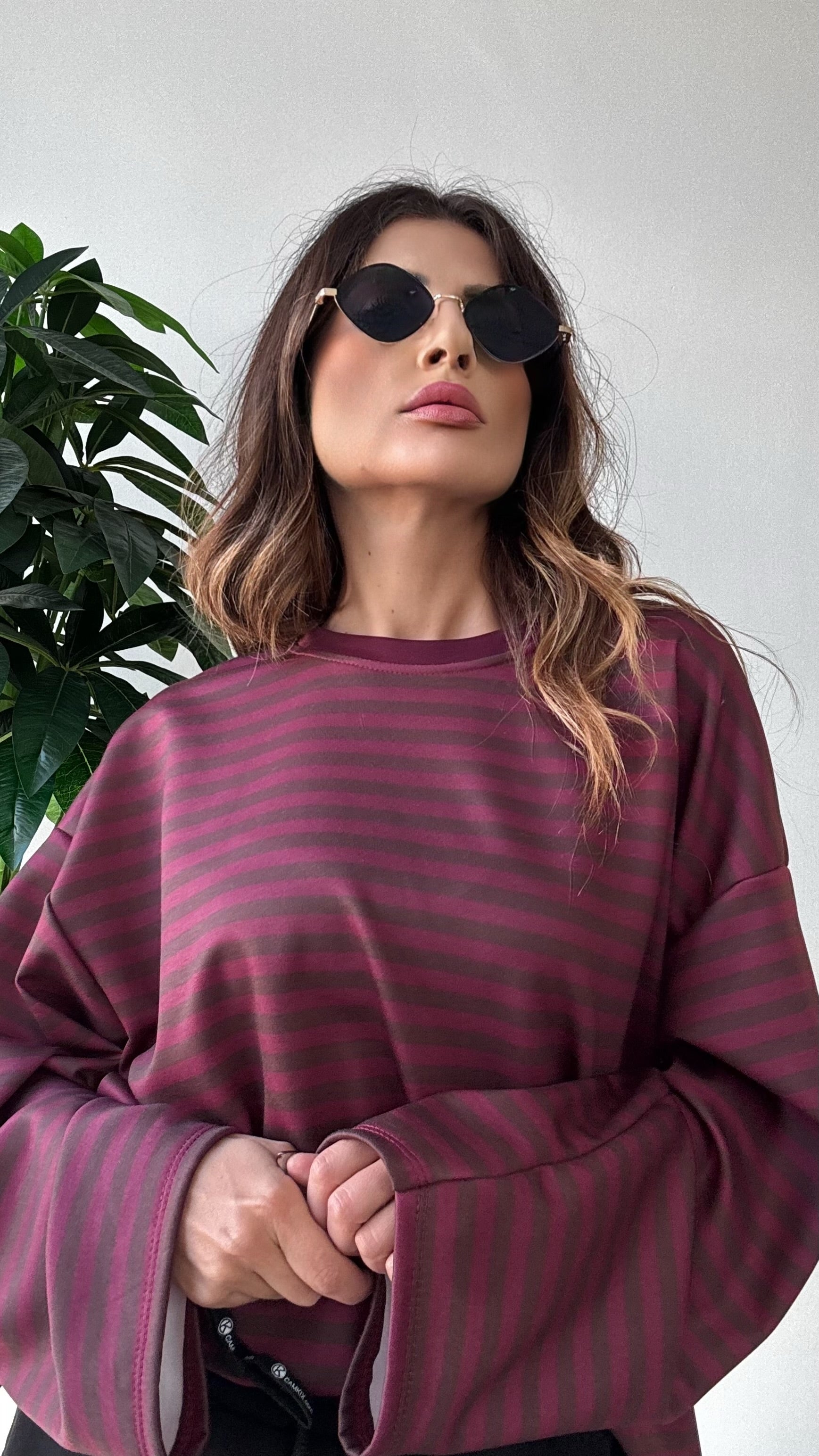 MAGLIA CANDY BORDEAUX