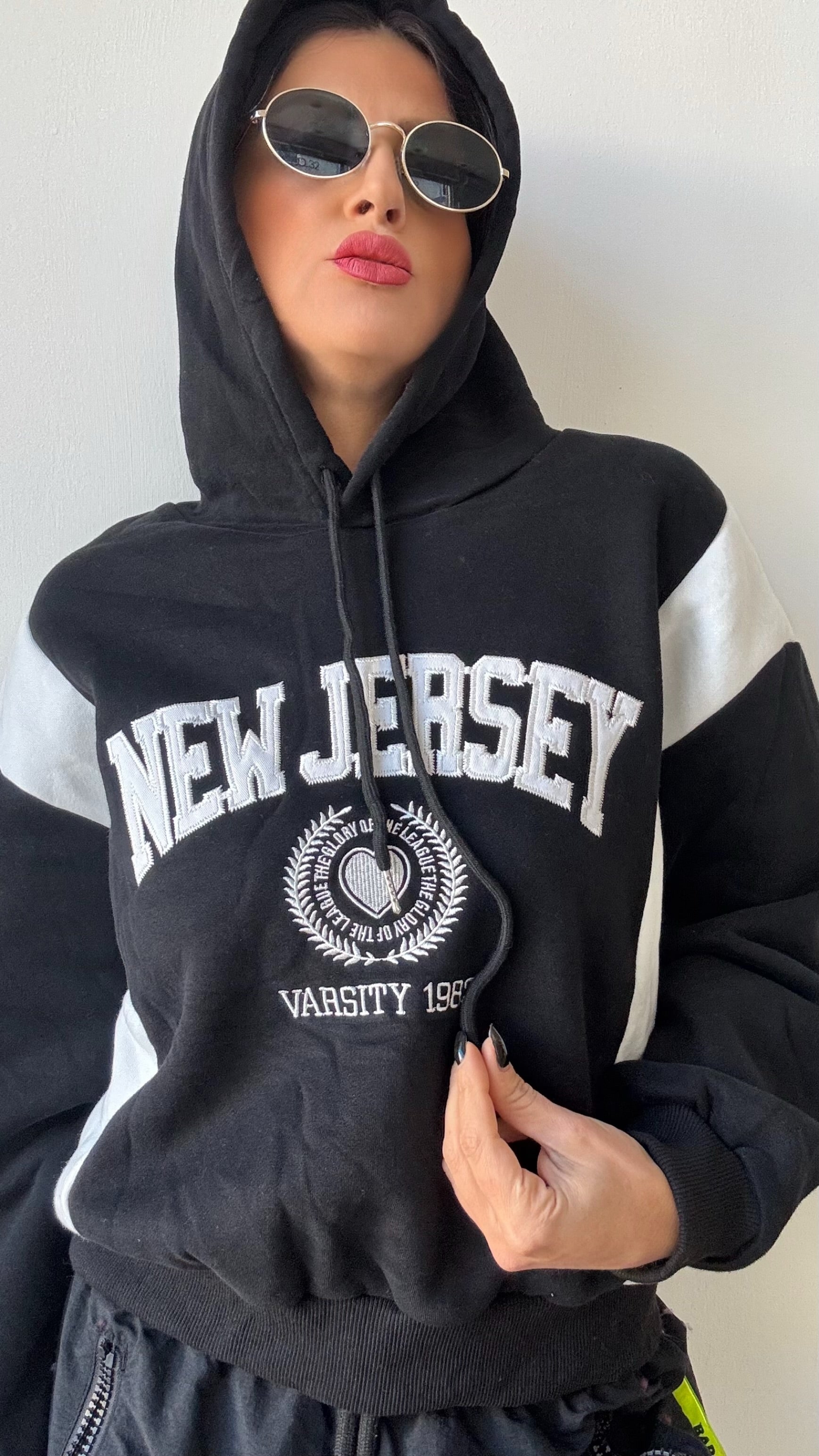FELPA CON CAPPUCCIO NEW JERSEY