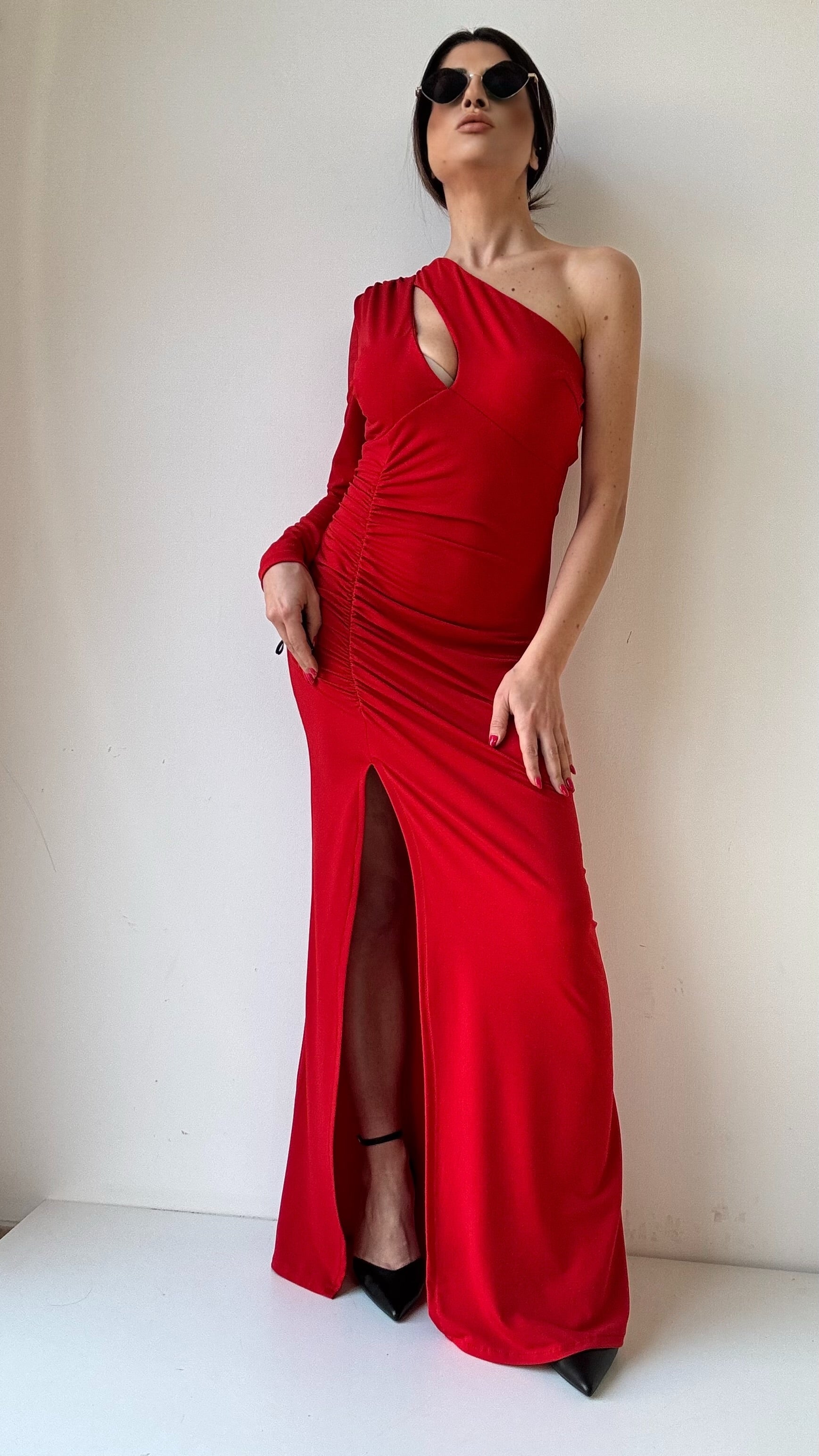 ABITO KATYA LUMGO CON SPACCO 2624