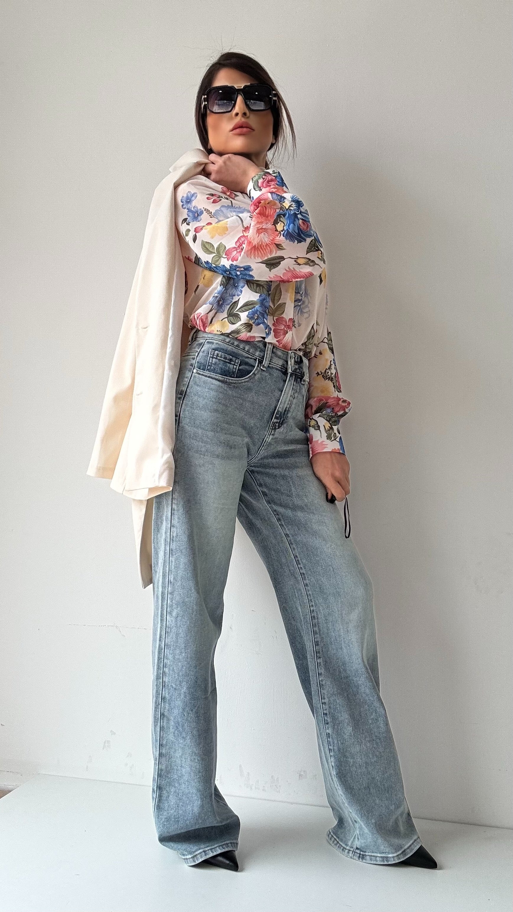 BLUSA FLOREALE GRACE