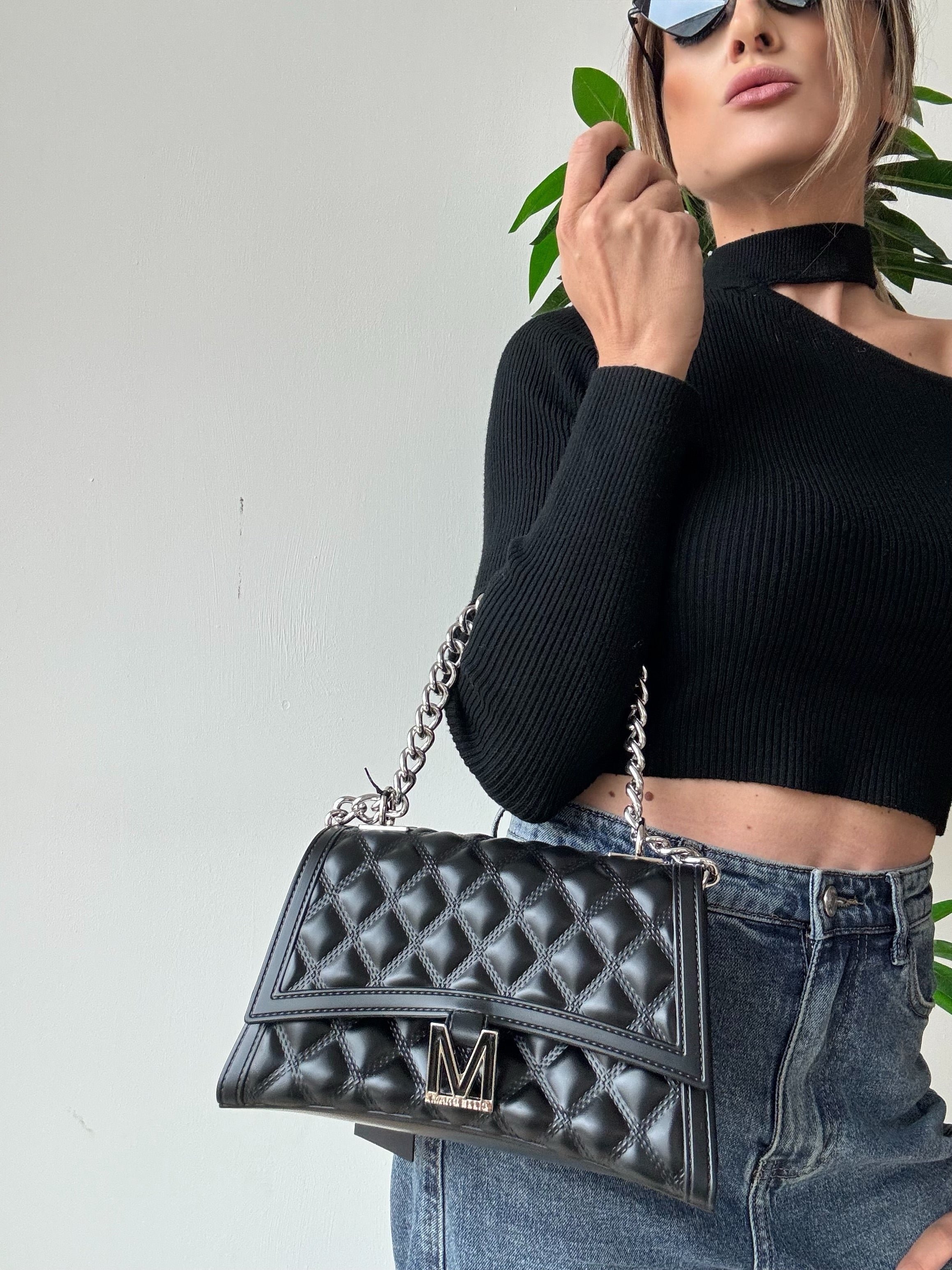 MARC ELLIS FLAT RHOMBUS  BORSA A MANO CON TRACOLLA