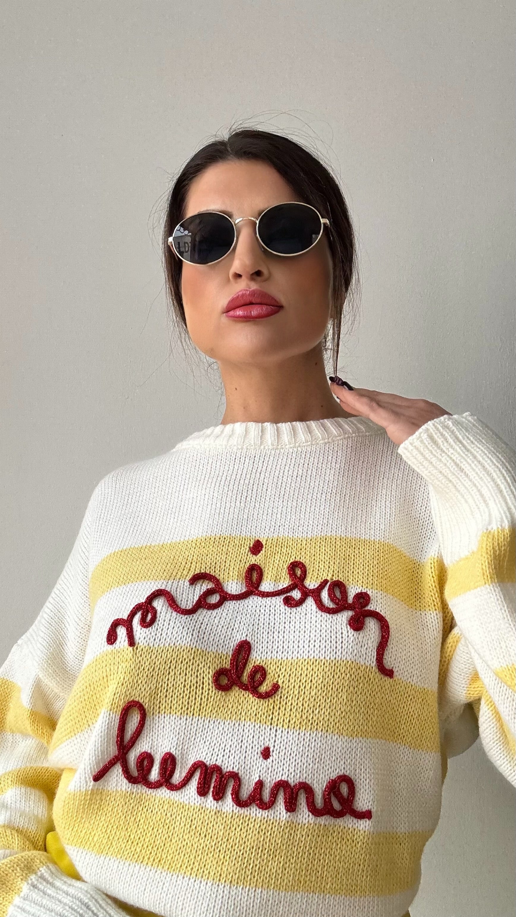 MAGLIONE PULL MAISON DE BY LUMINA
