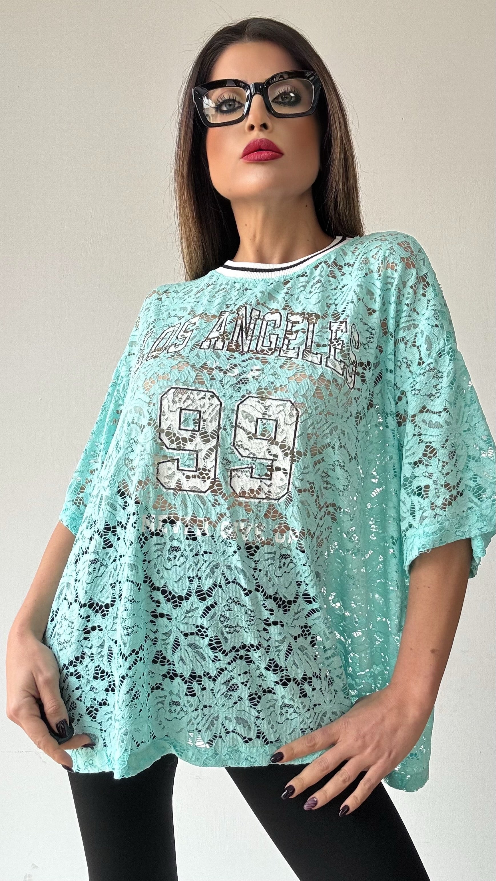 MAGLIA GIUSY  IN PIZZO BY LUMINA