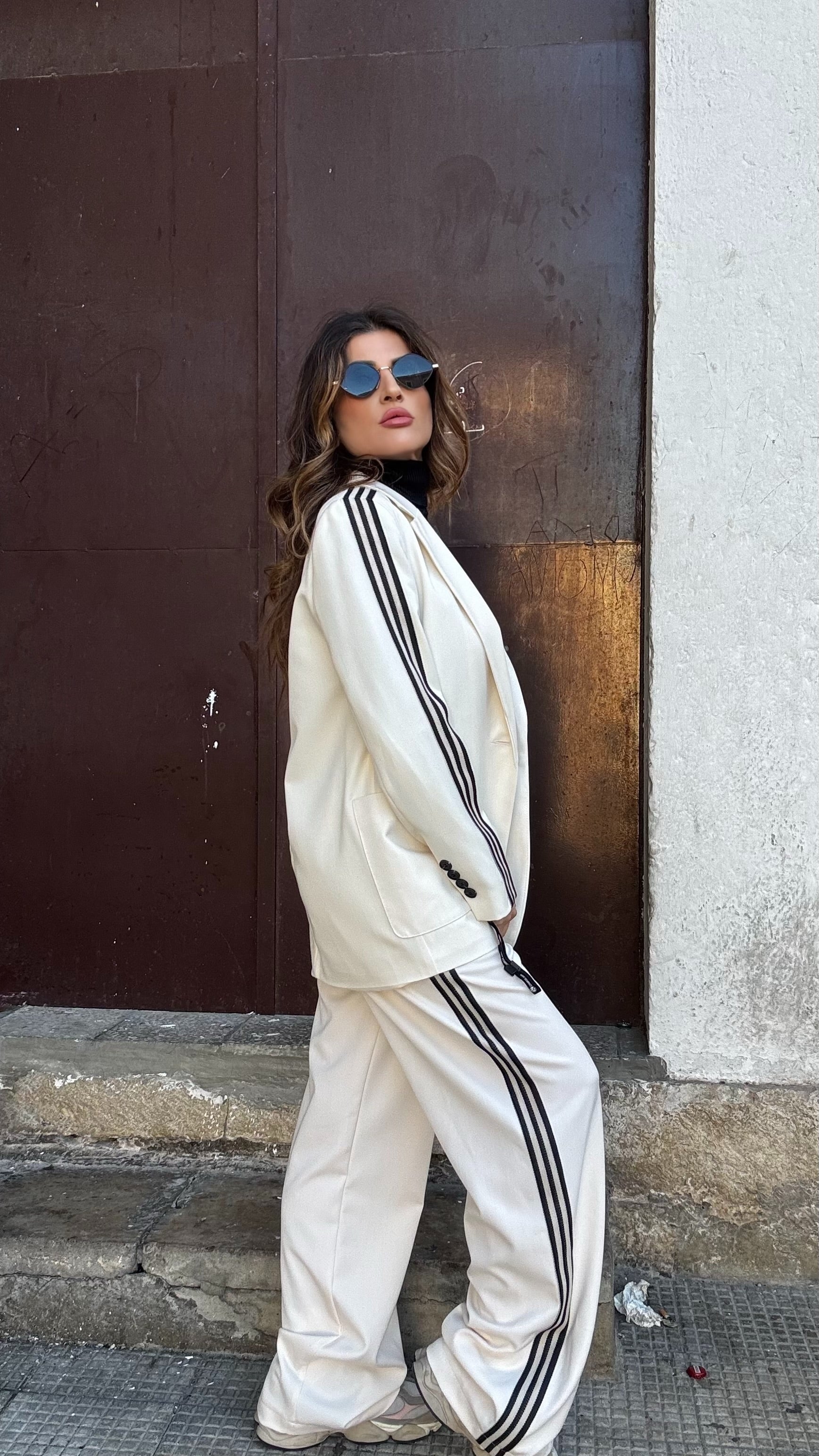 BLAZER GIACCA STREET CREMA 935