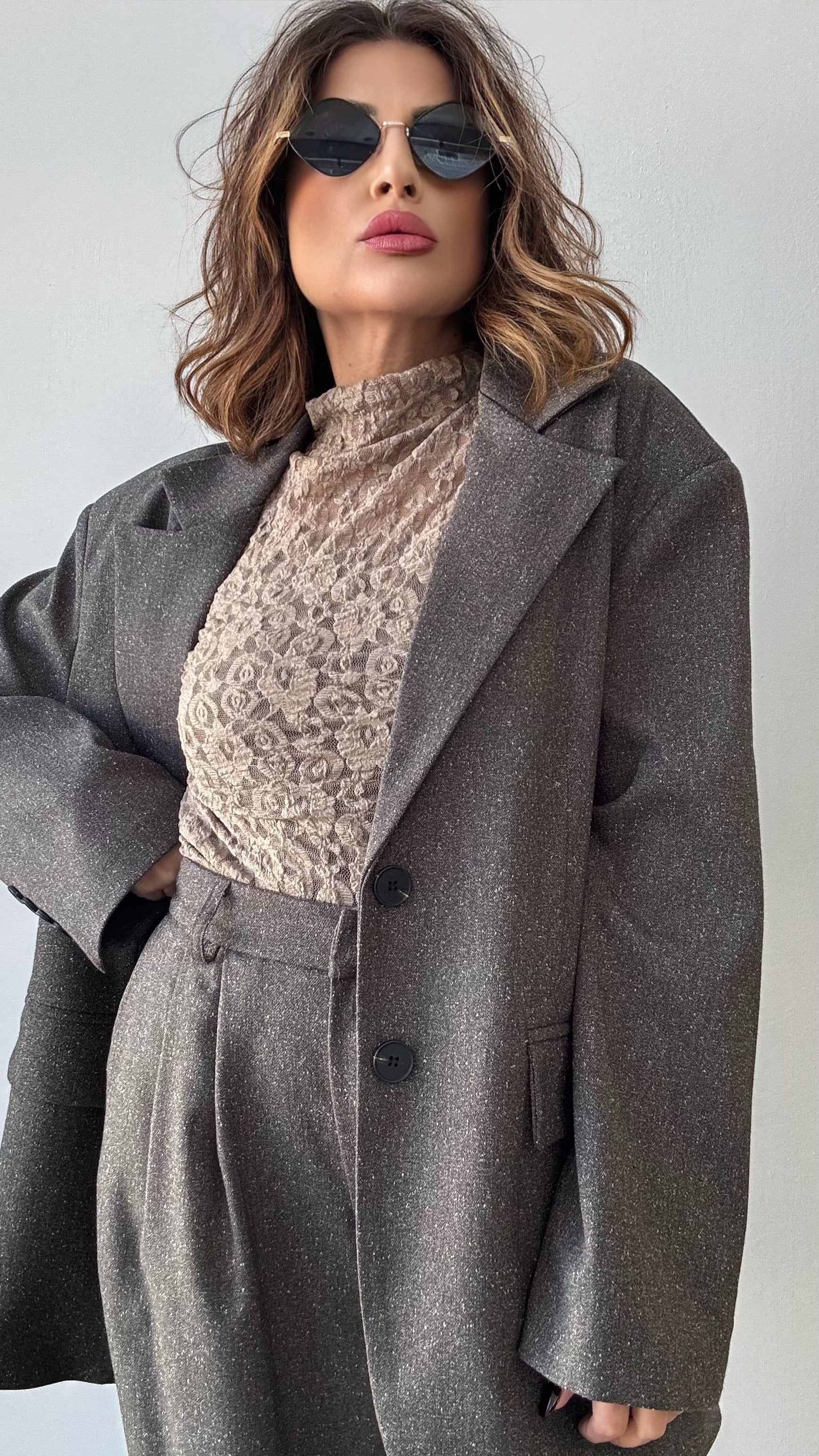 BLAZER GIACCA ROBY LUMINA VERDE MILITARE