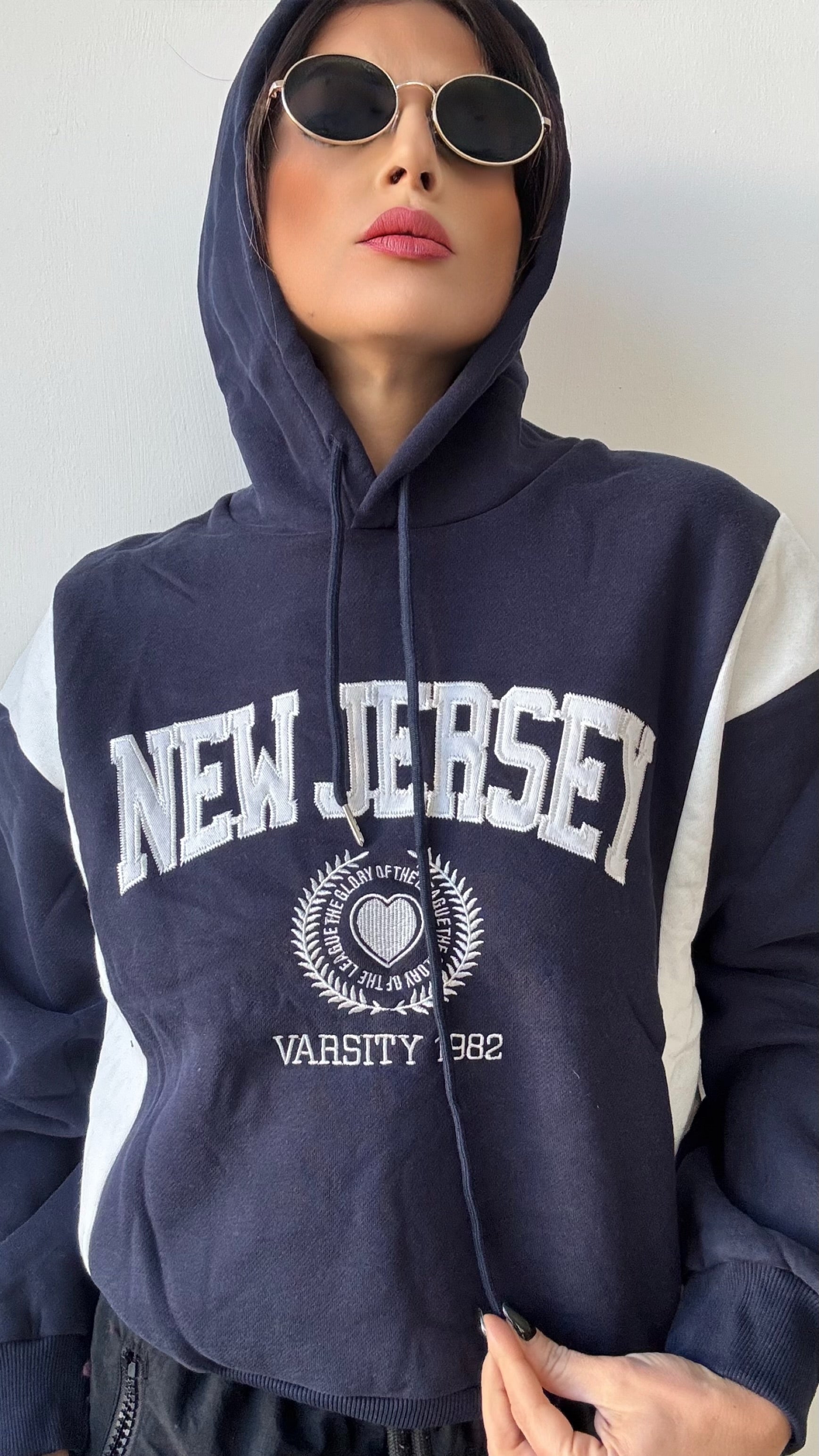 FELPA CON CAPPUCCIO NEW JERSEY