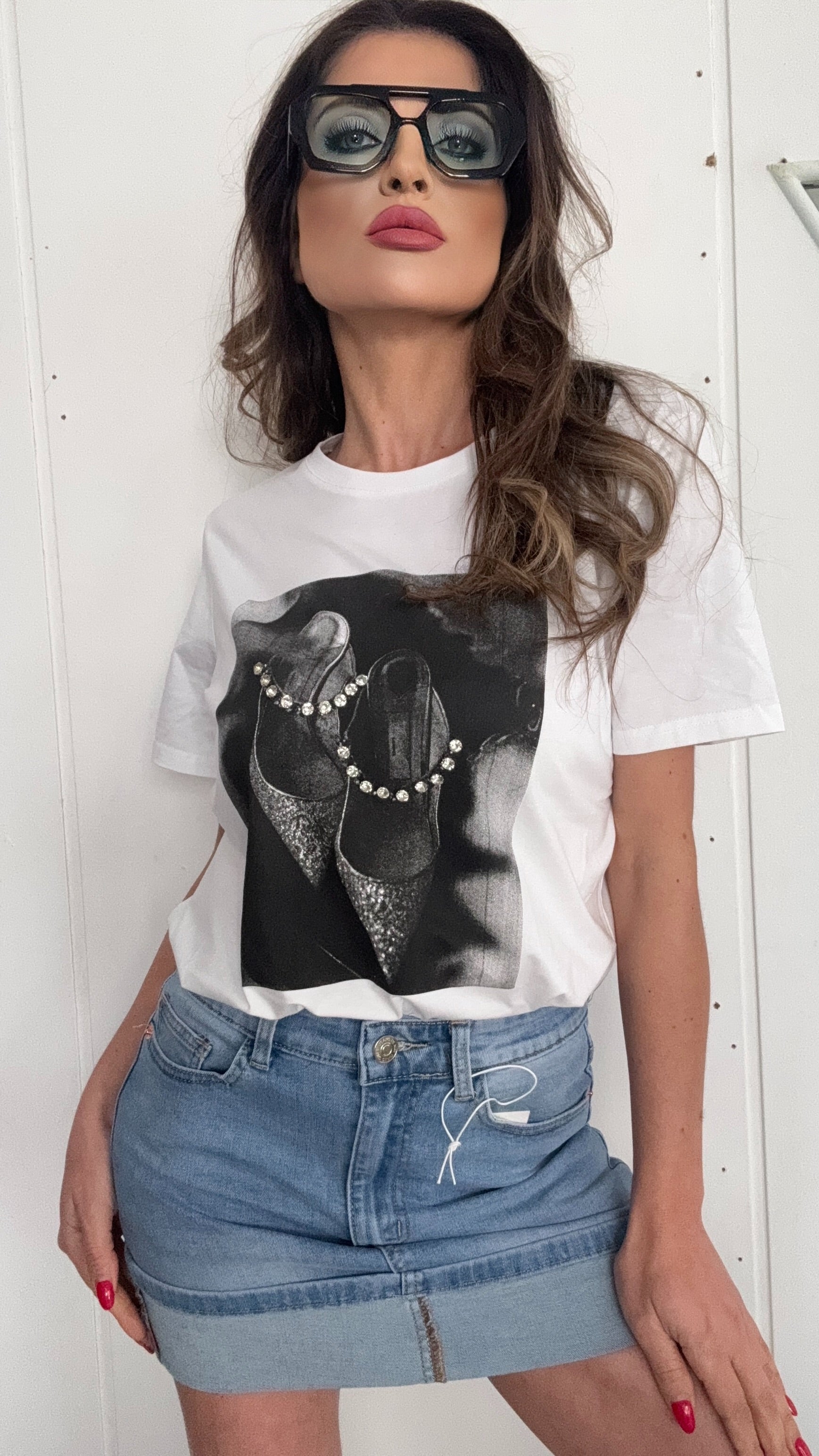 GONNA CON PIEGA JEANS 902