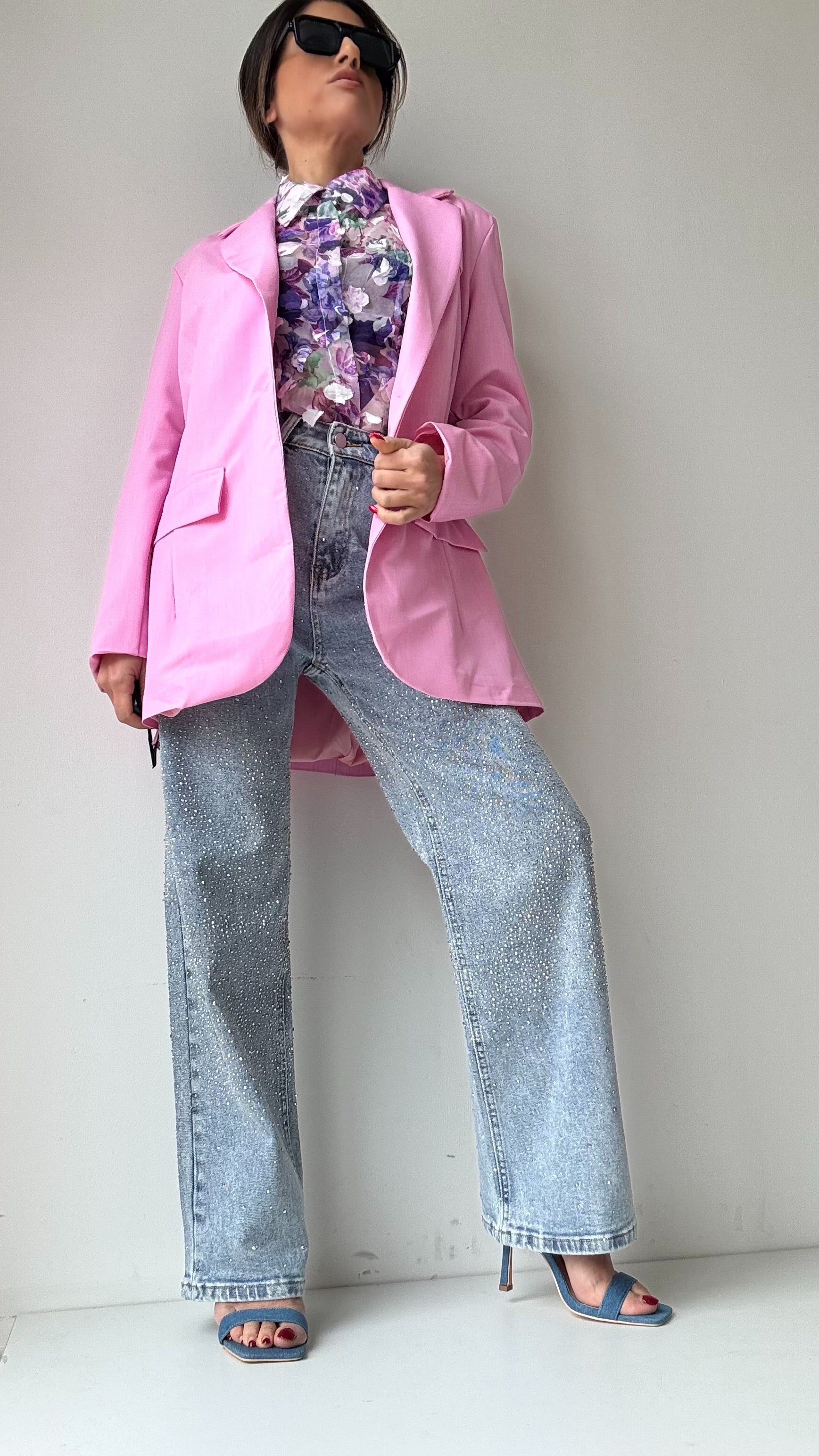 BLAZER GIACCA CLASSIC ROSA 1109