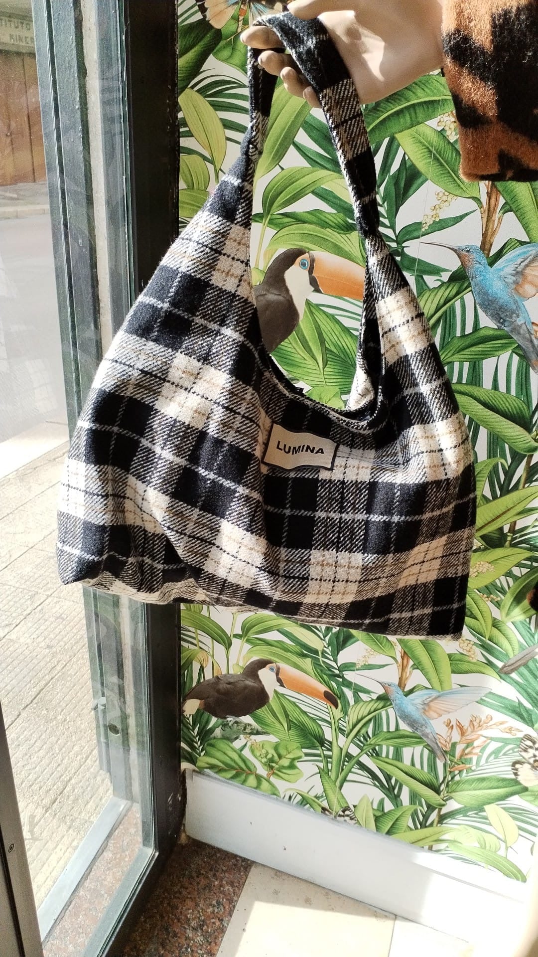 Borsa Scozzese in panno LD3741 by lumina