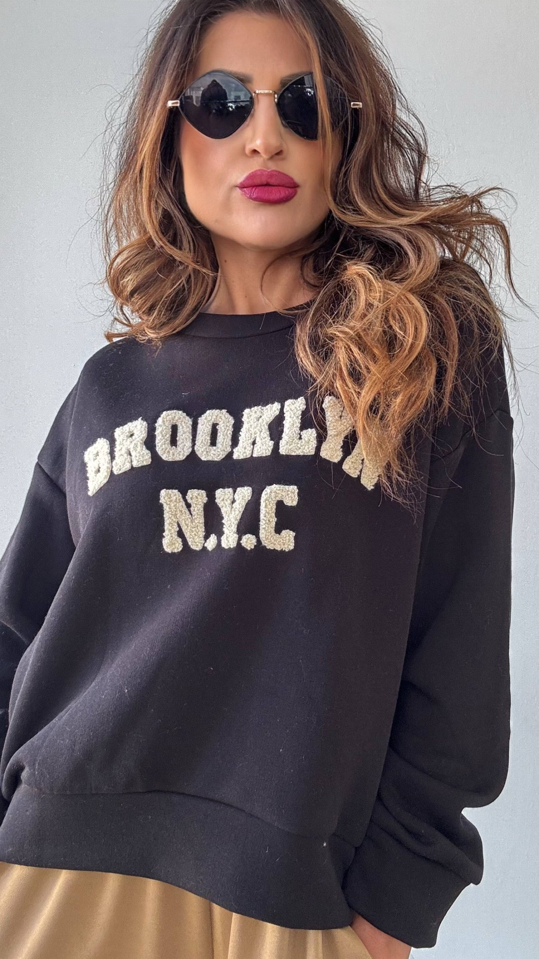 FELPA BROOKLYN NERA A485