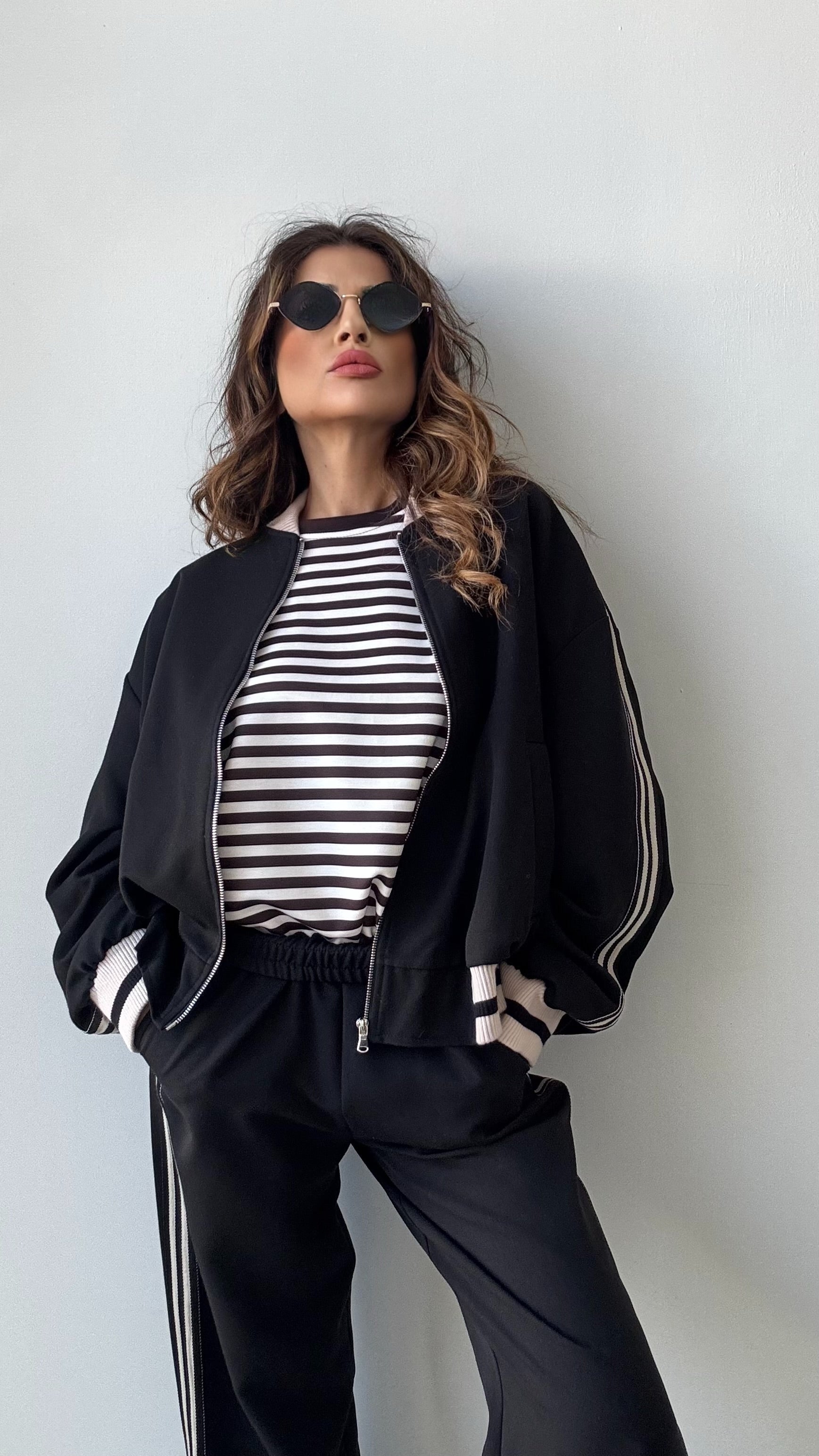 GIUBBOTTO BOMBER LUMINA STREET NERO