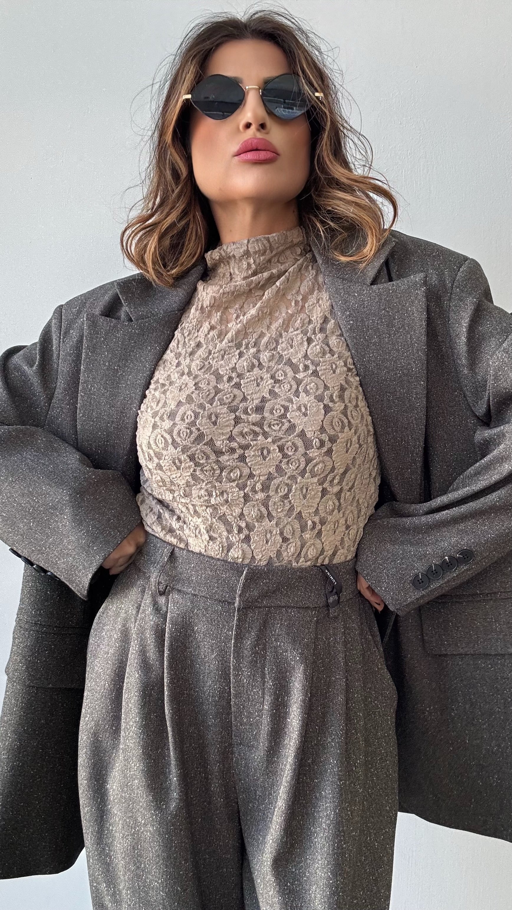 BLAZER GIACCA ROBY LUMINA VERDE MILITARE