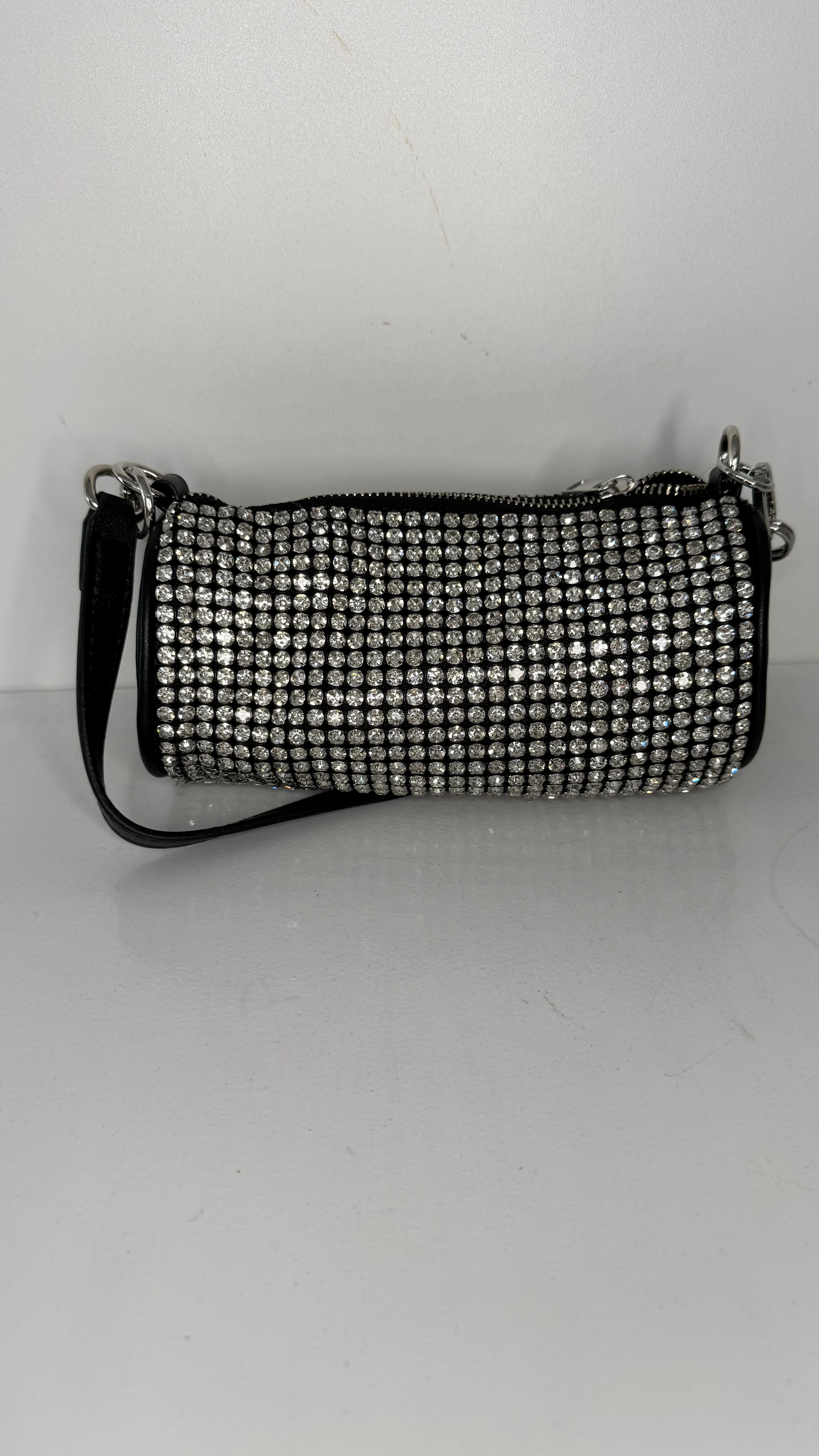 BORSA  BAULETTO BRILLANTINATA A MANO  1884