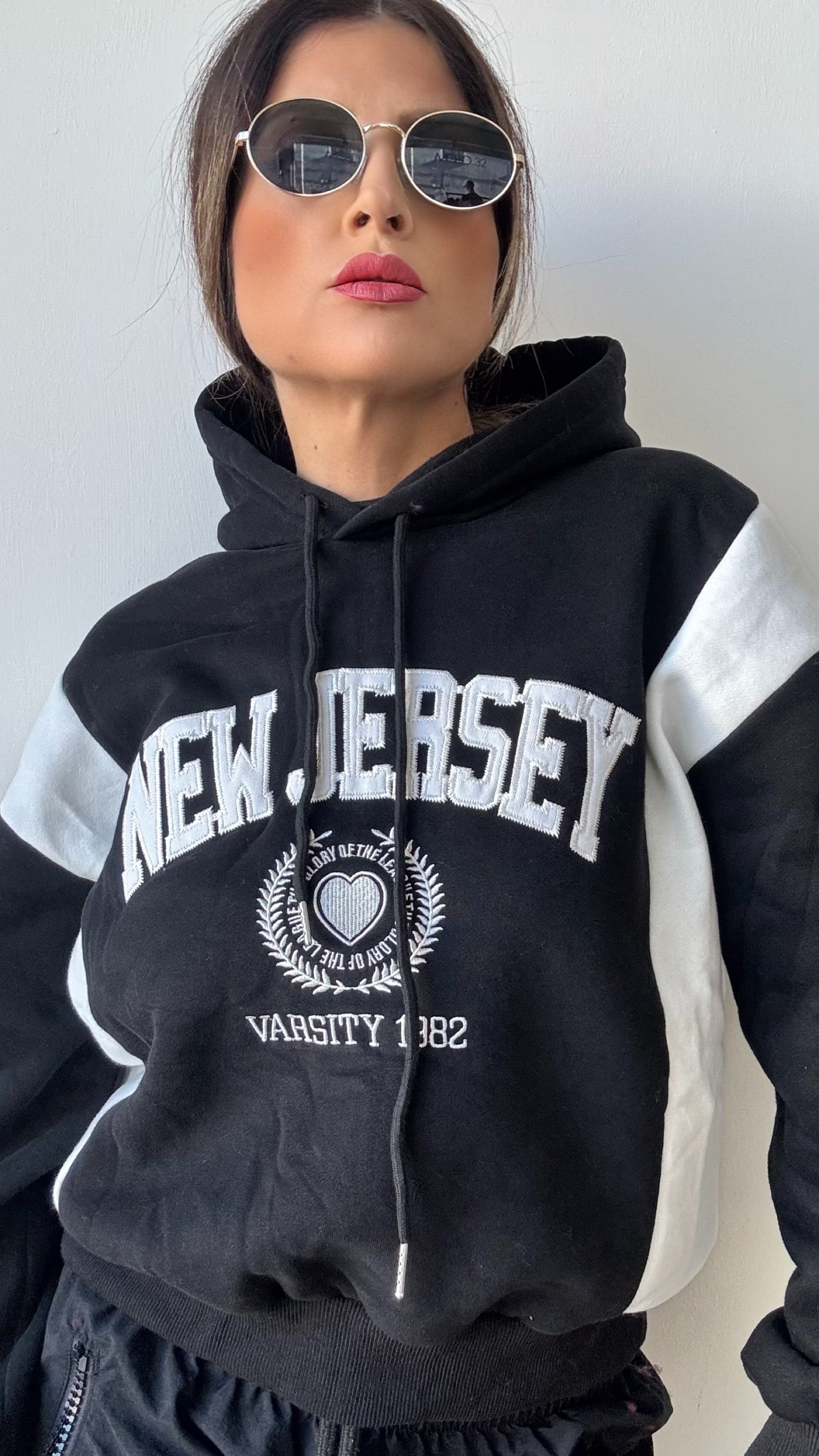 FELPA CON CAPPUCCIO NEW JERSEY