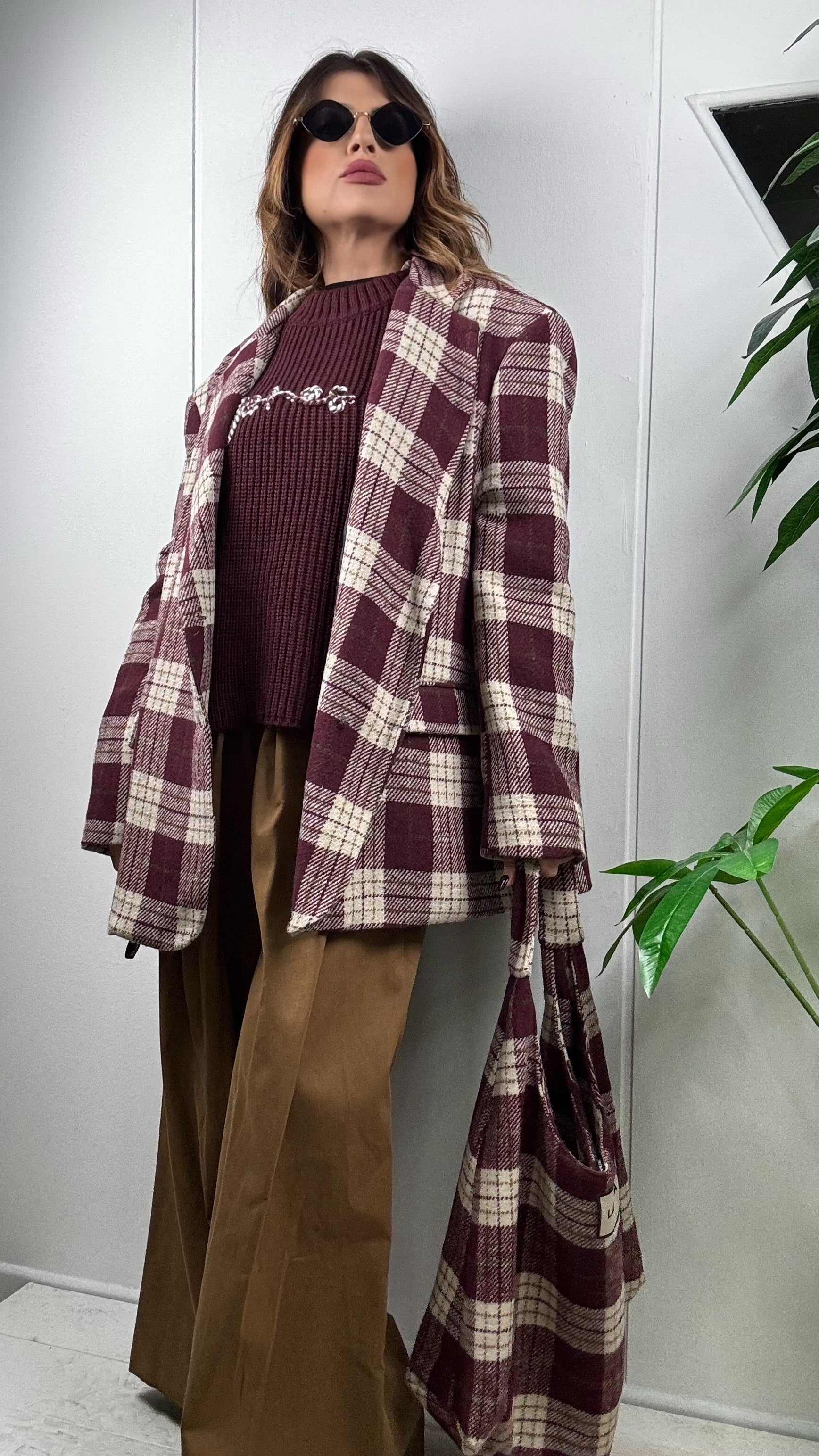 BLAZER GIACCA LUDO LUMINA L9308 BORDEAUC