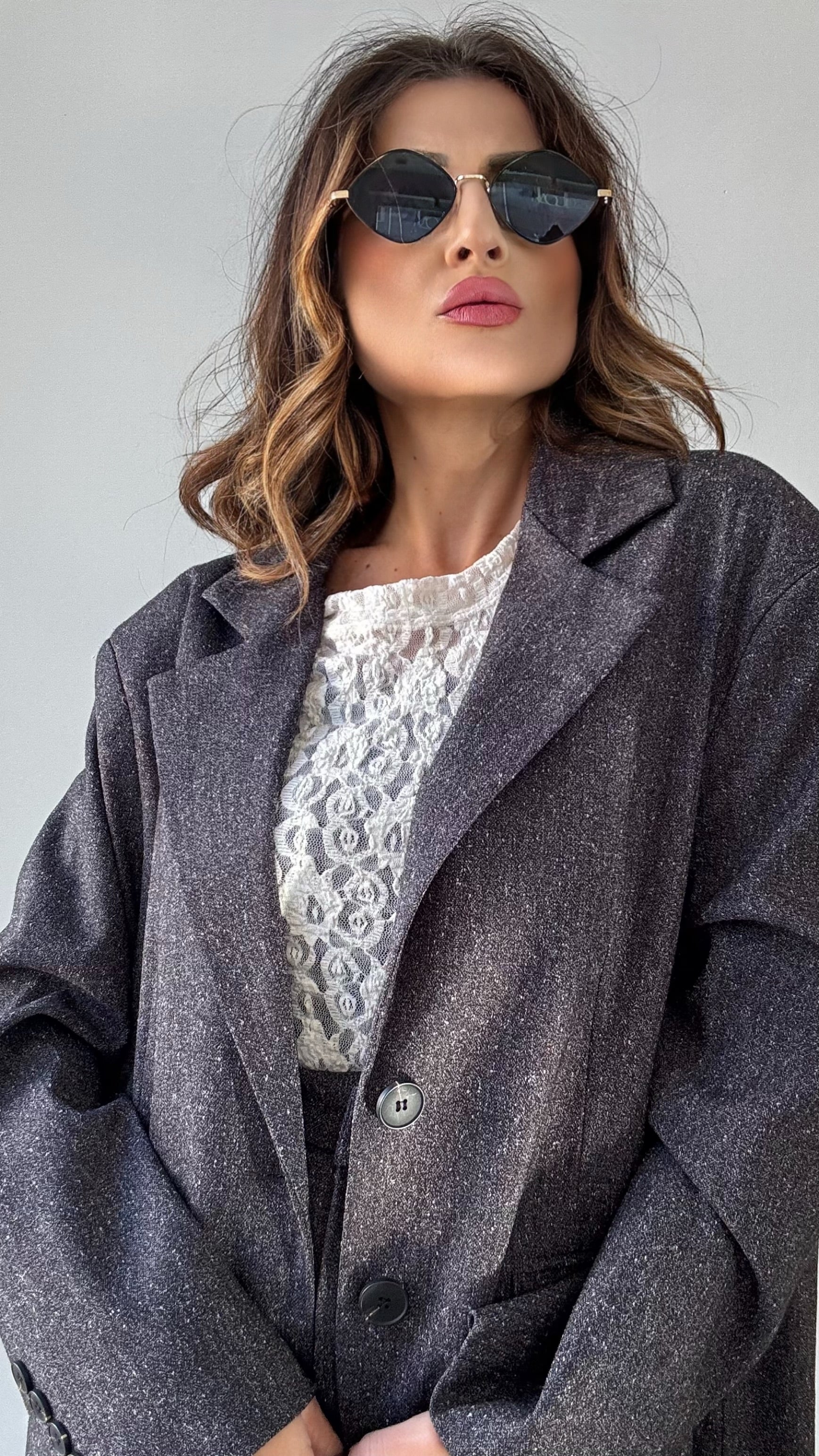 BLAZER ROBY LUMINA NERO