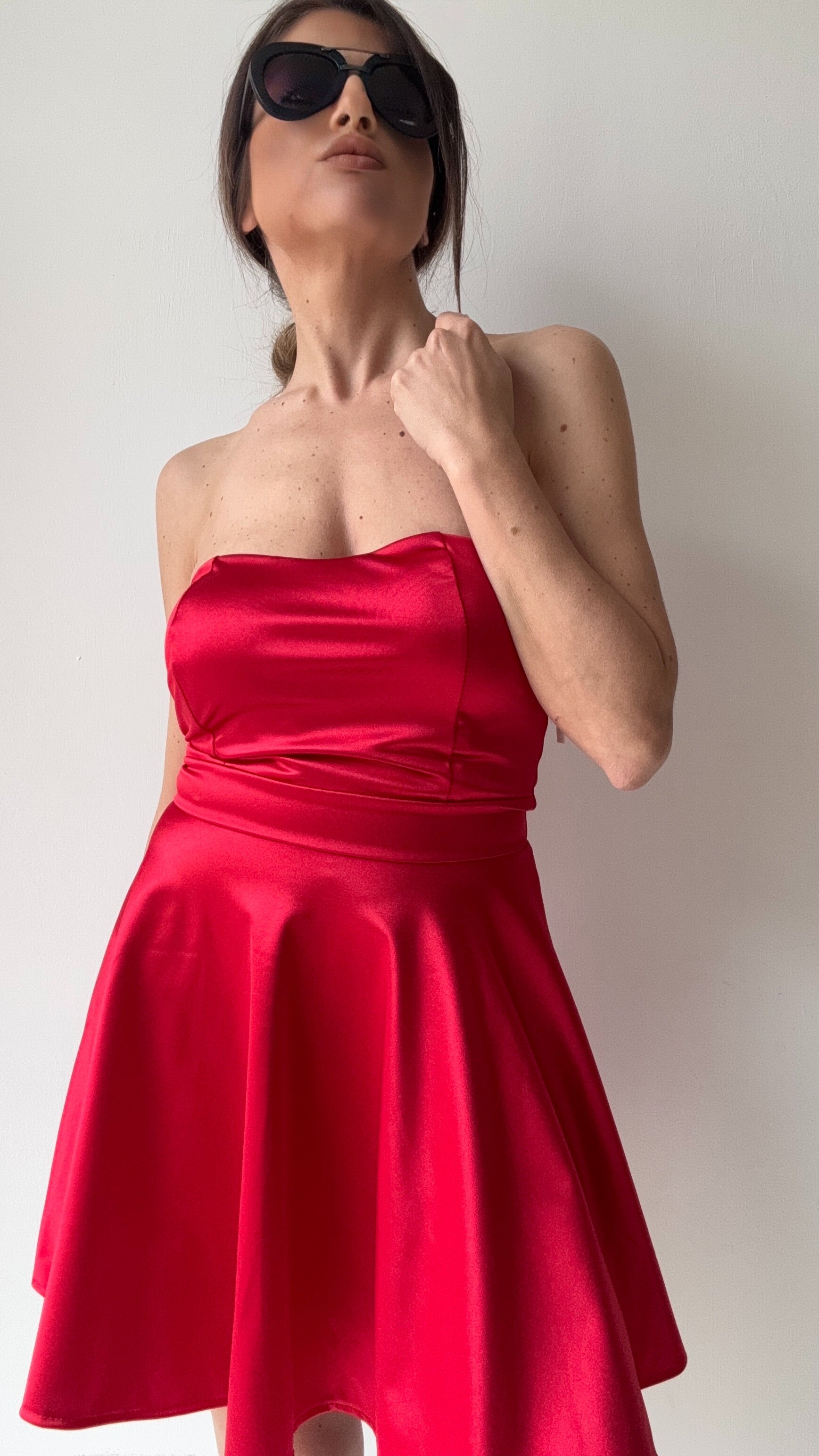 ABITO MARYLIN 633 ROSSO