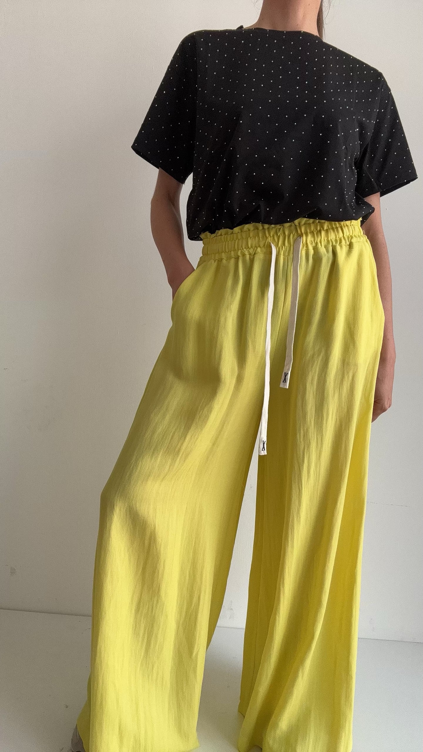 PANTALONE RAFFAELLA GIALLO  638