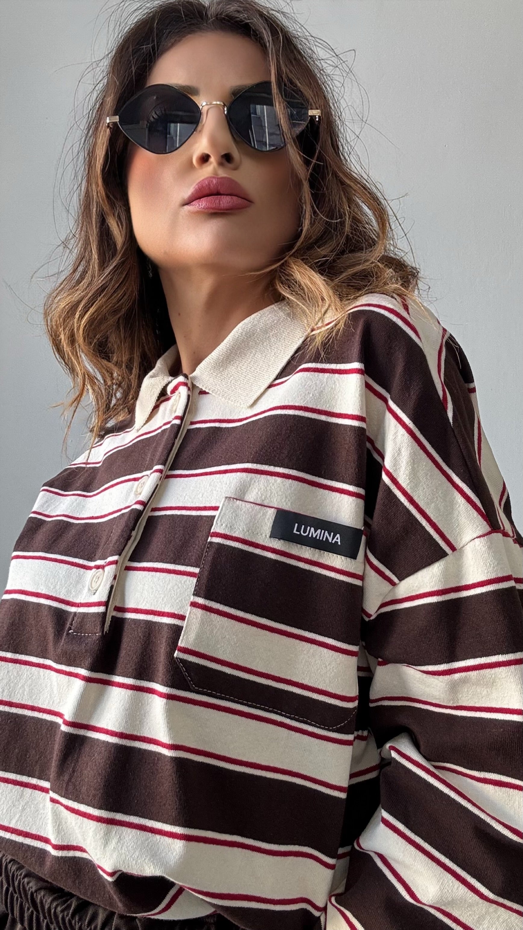 POLO MAGLIA LUMINA A RIGHE  228