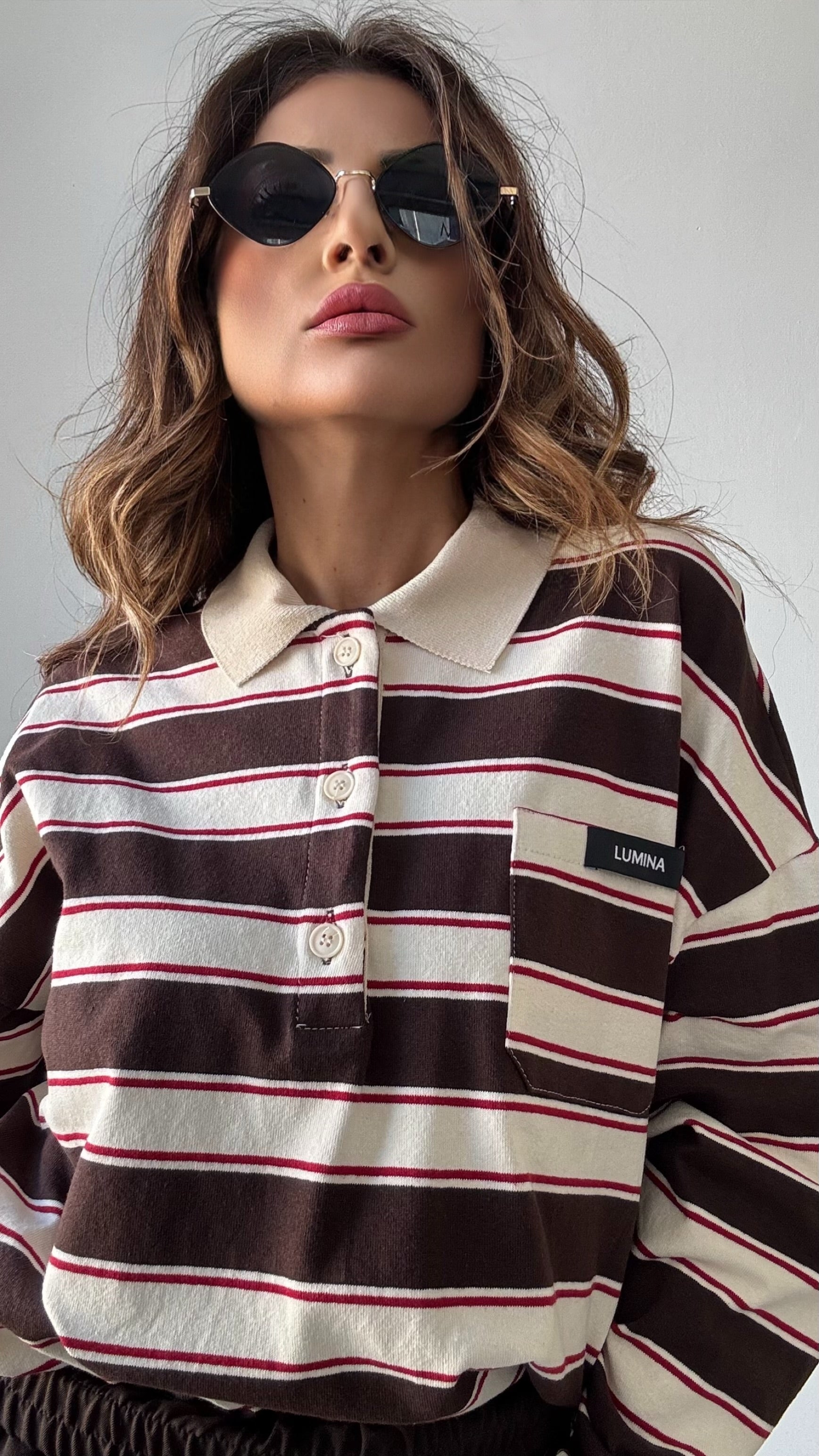 POLO MAGLIA LUMINA A RIGHE  228