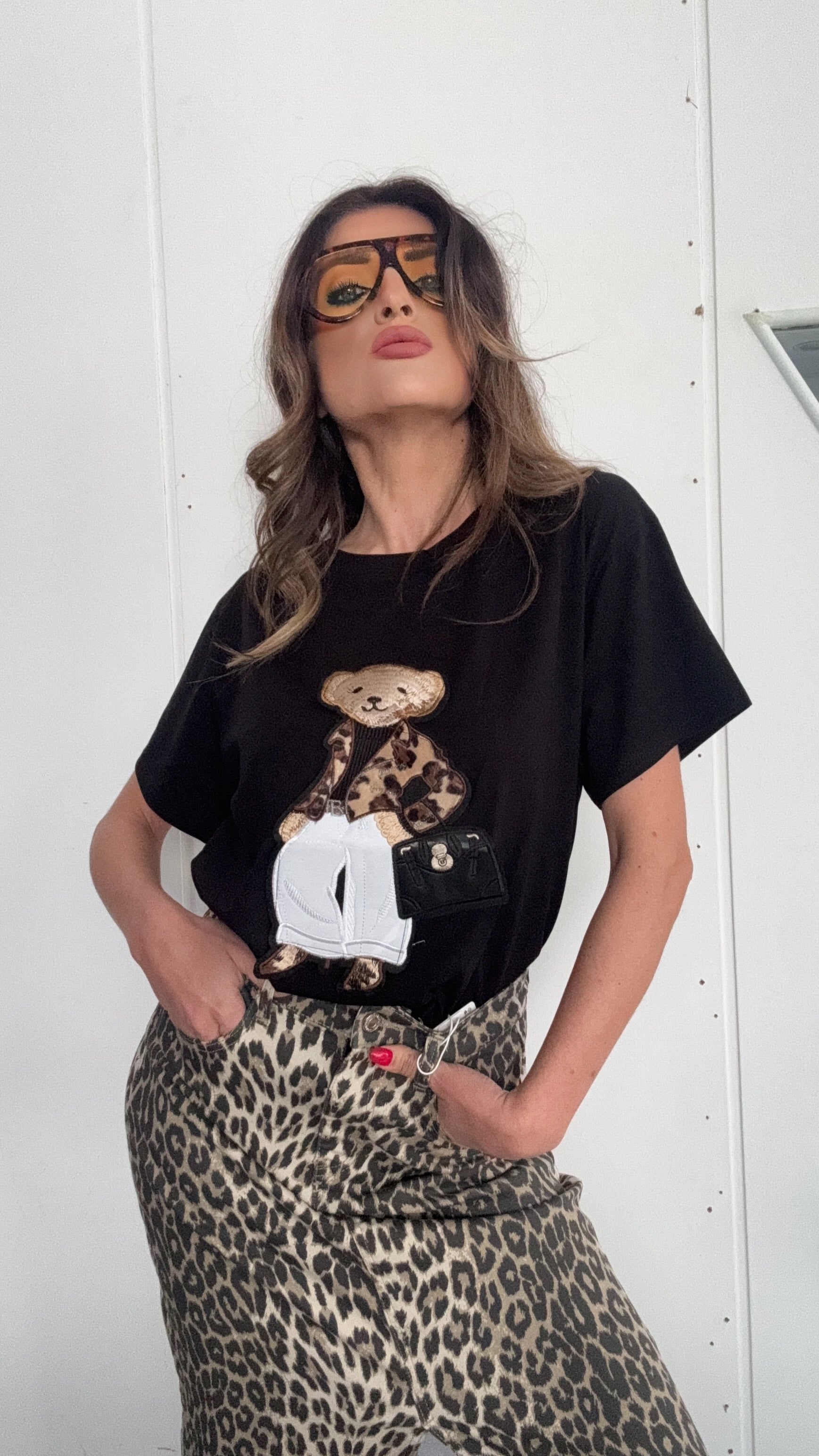 LONGUETTE ROXY LEOPARDATA IN JEANS