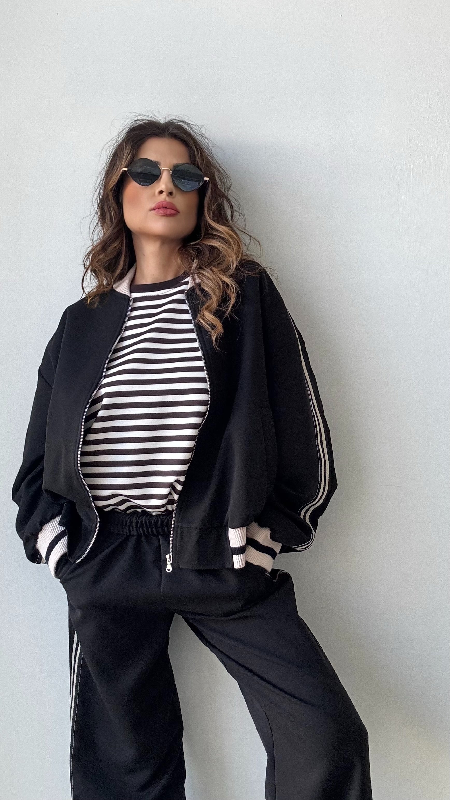 GIUBBOTTO BOMBER LUMINA STREET  NERO